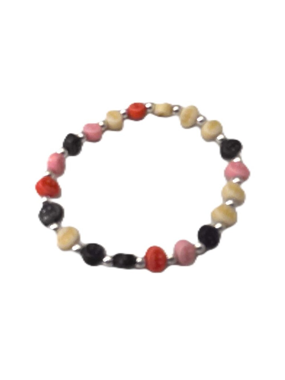 Batman Bead Stretch Beaded Statement Bracelet Super Hero DC Comics